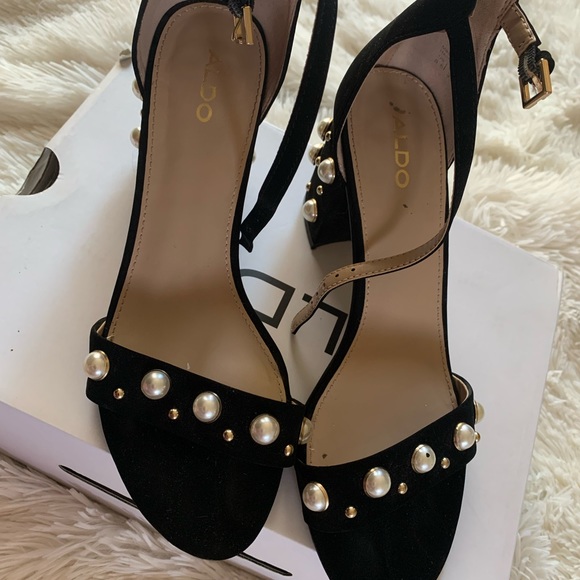 ALDO 3in Pearl Short Heels SIZE 8.5 (US Women) - Picture 5 of 7